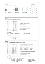 Patterns in Square Numbers - Page 1 of 2